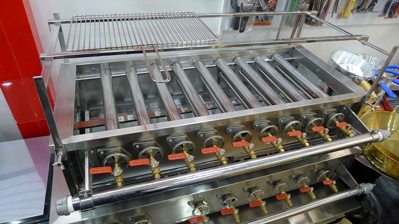 業(yè)務(wù)用商用燃?xì)饪爵~爐烤串爐電烤魚爐